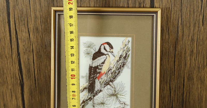 5x Cash's Silk Woven Bird Pictures 15cm x 19cm Framed gallery