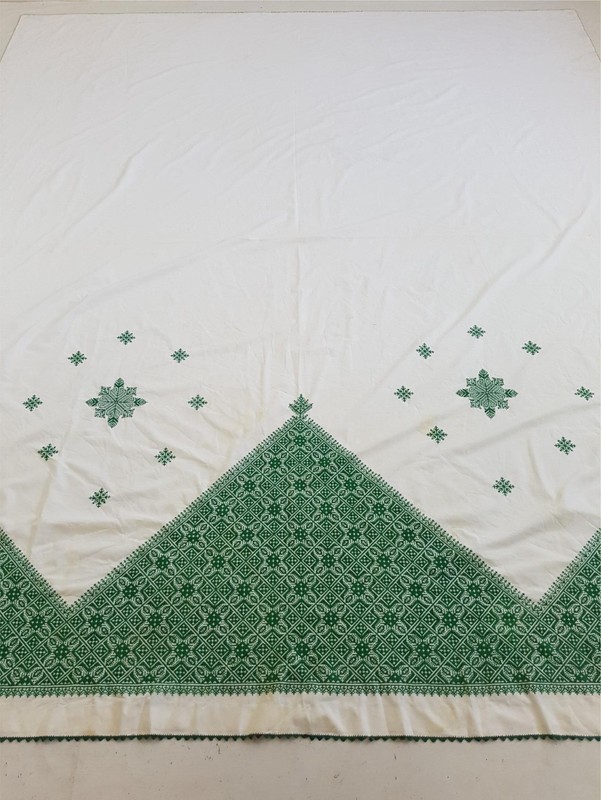 Vintage Traditional Moroccan Embroidered Panel 272x228cms