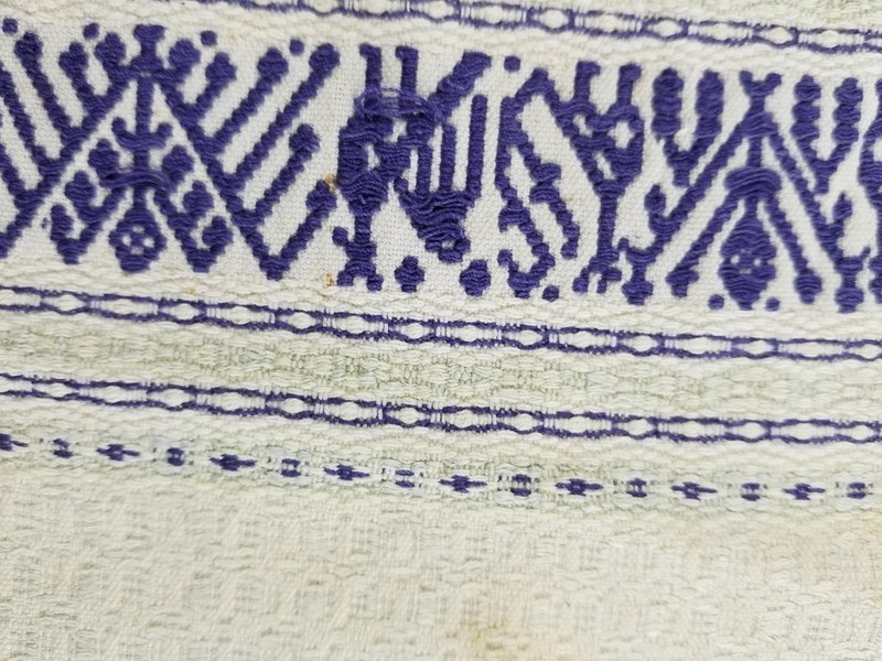 Vintage Hand Woven Moroccan Style Textile 40x31cm gallery