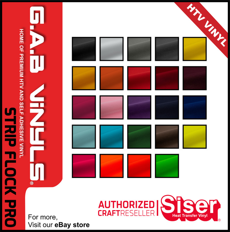 Mini Roll - Siser Strip Flock Pro HTV Vinyl - 300mm x 500mm