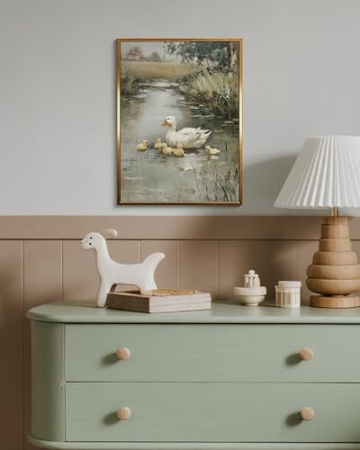 Golden Framed Vintage Wall Art Spring Summer Nature Rustic Landscape gallery