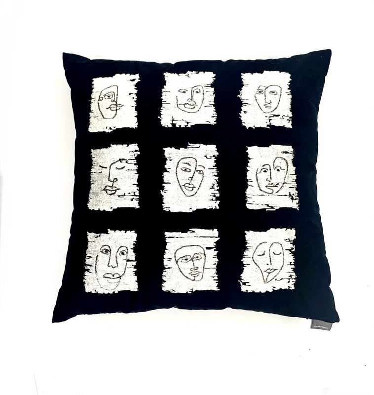 Pillow Decorative Custom Made Face Expression Unique Modern Design