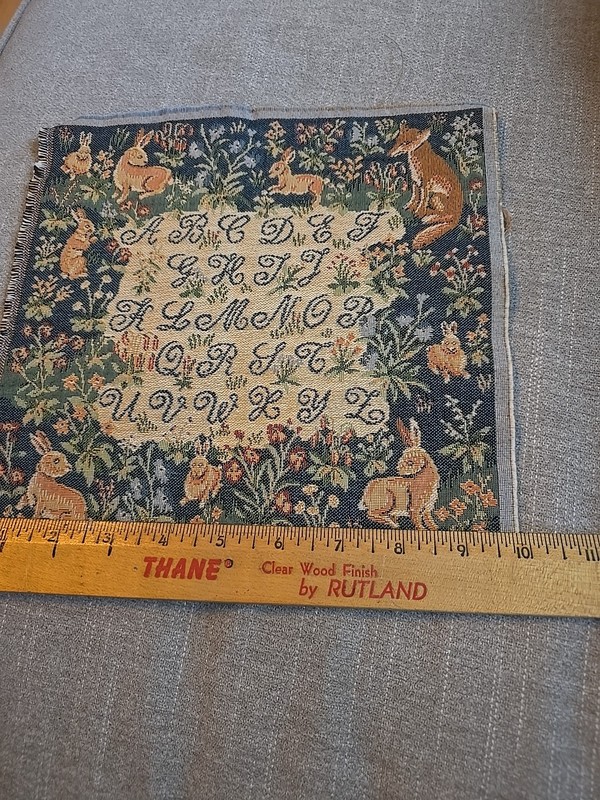 ART de LYS, ABC ANIMALS BLUE, FRENCH WOVEN TAPESTRY And Horse Riders gallery
