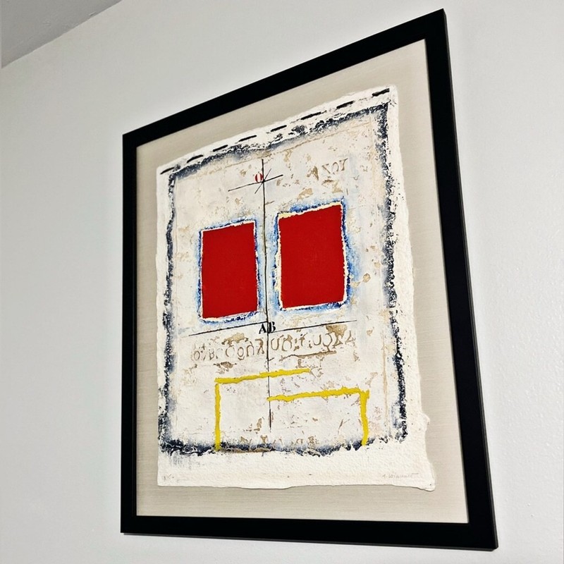 James Coignard Carborundom Etching Original Texutered Signed & Framed Art Work