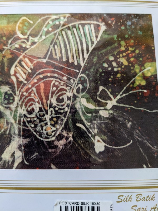 Silk Batik Painting Artwork Handmade Fabric Original Work From Bali Sari Amerta gallery