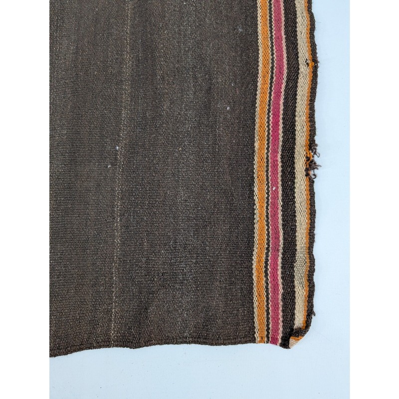 Vintage Traditional Bolivian Aymara Handwoven Manta Wool Textile 41x39in gallery