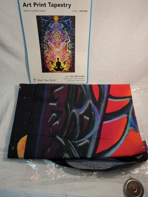 "Zest For Life" Tapestry Cloth 85" X 53" Art Print By Mike Dubois Hanging Loops gallery