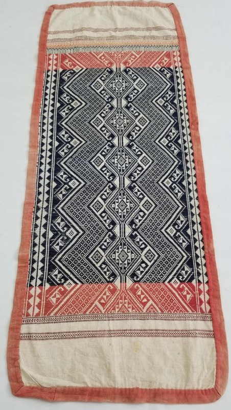 Vintage Traditional Laos Tribal Handwoven Textile Runner 164x65cms