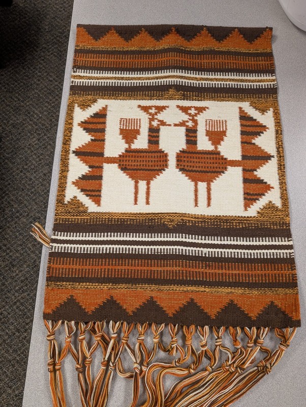 Midcentury Woven Wall Tapestry gallery