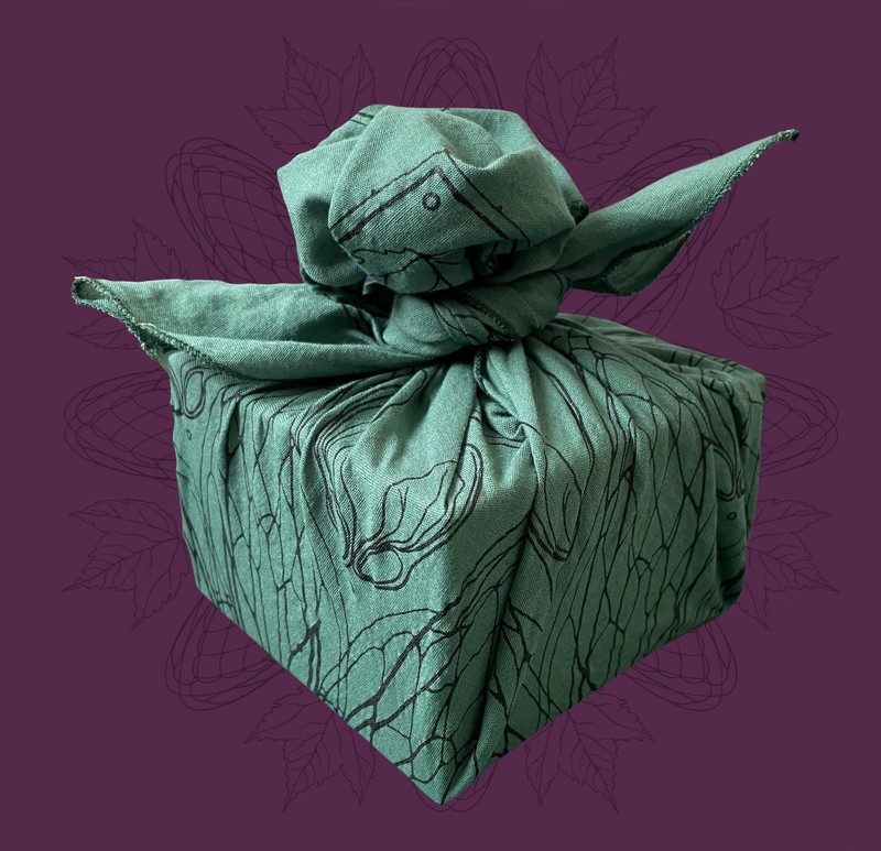 Cicada Wing Bandana Design by lauraclaire66, green/black gallery