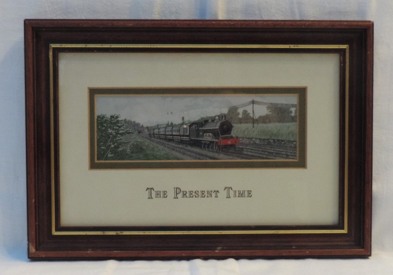 Cash’s of Coventry woven silk pictures of «The Present Time» (Steam Train)