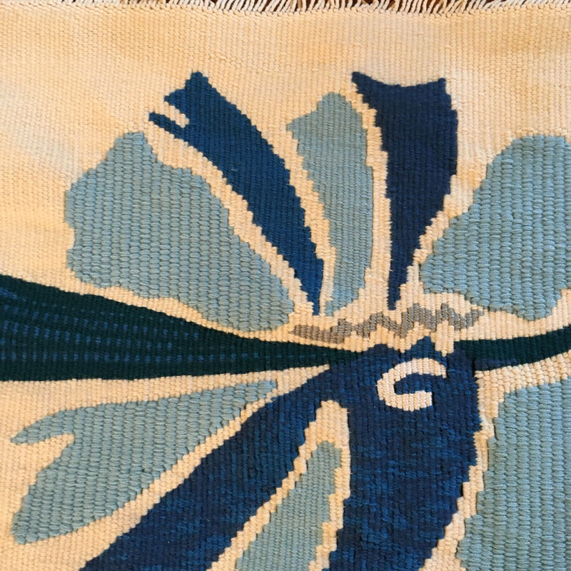 H. Matisse Inspried Handmade Tapestery in NYC | 30 in x 26 in | 100% Wool gallery