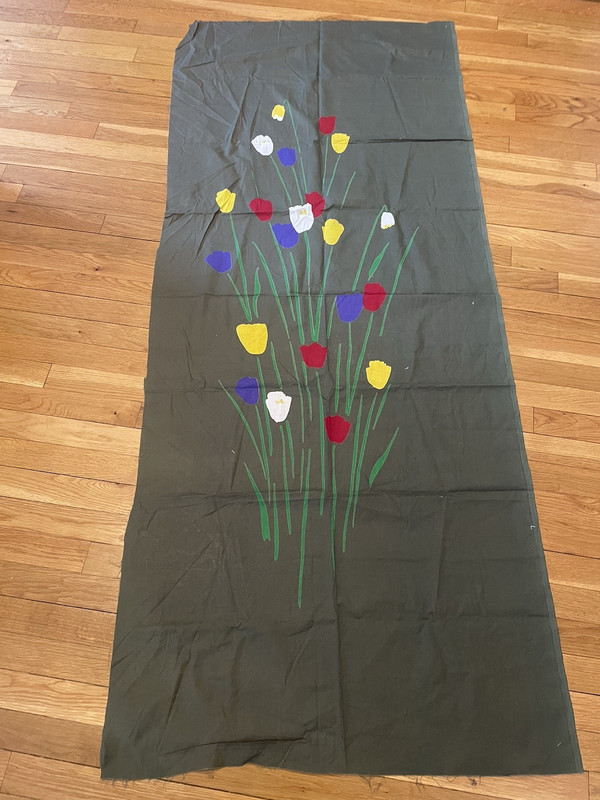 Int’l Printworks Fabric Wallhanging – Vintage Retro Mid Century Art Deco