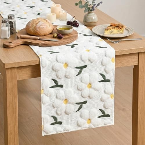Table Runner Art Painting for Kitchen Coffee Table Family Dinners Holiday
