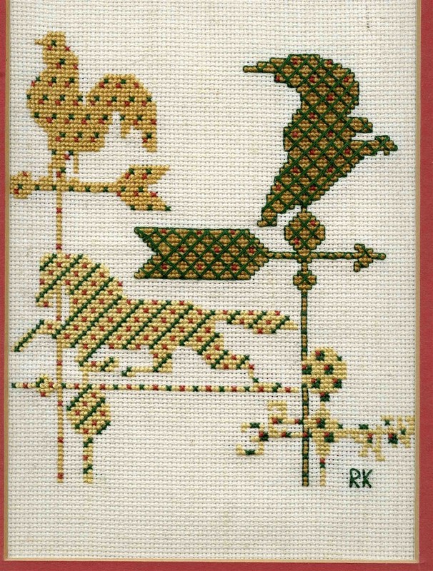 Weathervane Petit Point with Double Matte gallery