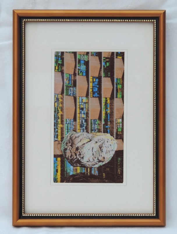 Cash’s of Coventry Silk Woven Picture of Baptistry Window at Coventry Cathedral