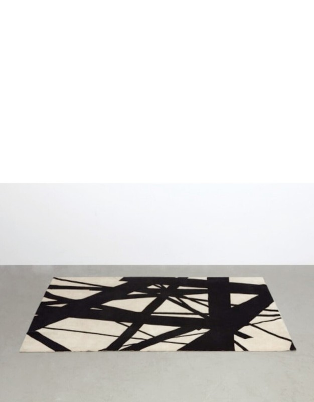 JAMES WELLING 'New Abstraction #1A', 1998 SIGNED Ltd. Ed. Silk Artist Rug *NEW* gallery