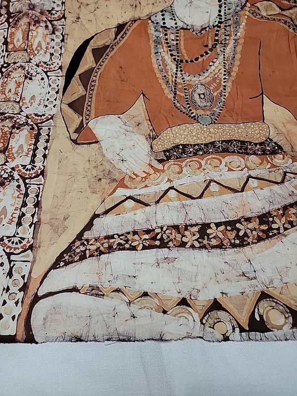 Batik Textile Art Jeweled Lady Joyce st??? stunning piece gallery