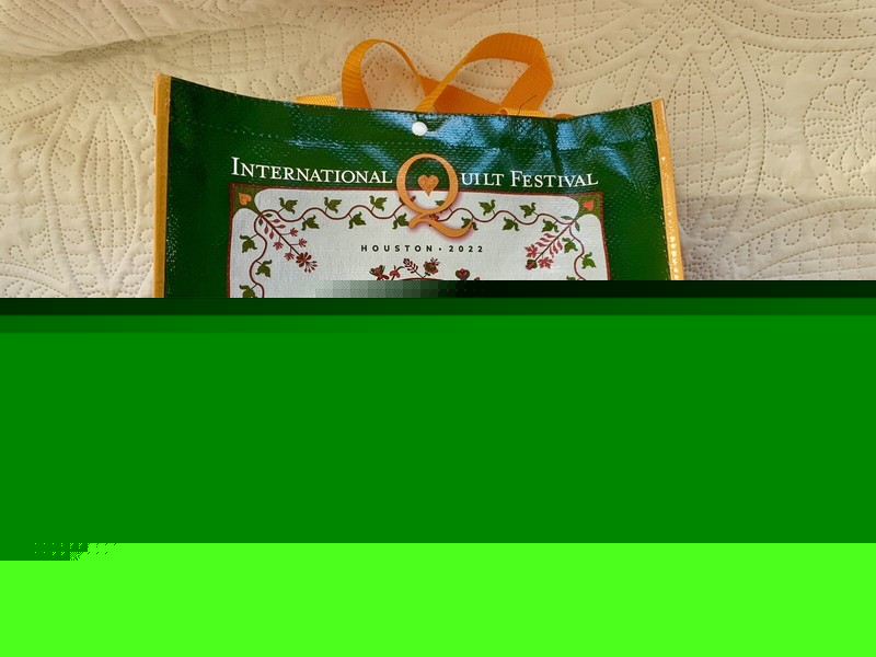 Quilt festival reusable shopping bags foldable