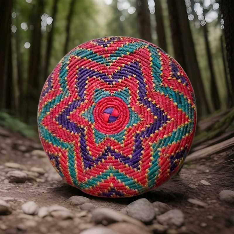 Vintage Ethiopian Handwoven Mesob Basket Woven Art Decor gallery