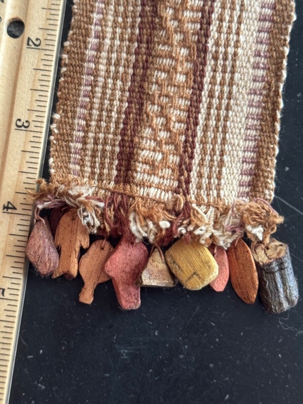 Dollhouse Miniature Tapestry Woven Wall Hanging Art Native Colored Cotton Algodo