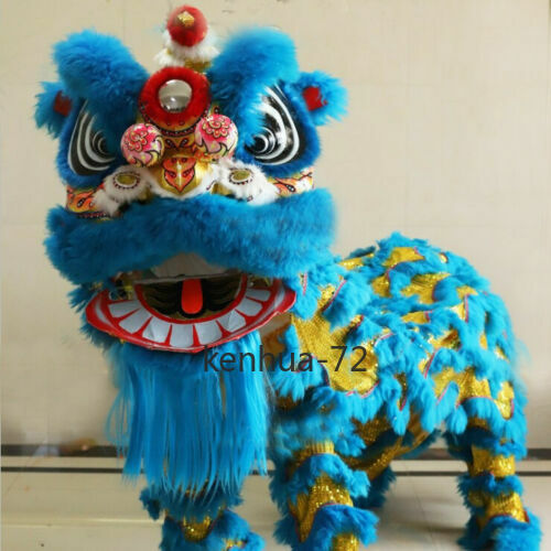 Chinese Foshan Lion Dance Mascot Costume Huang Feihong South Lion / Reseda 醒狮 gallery