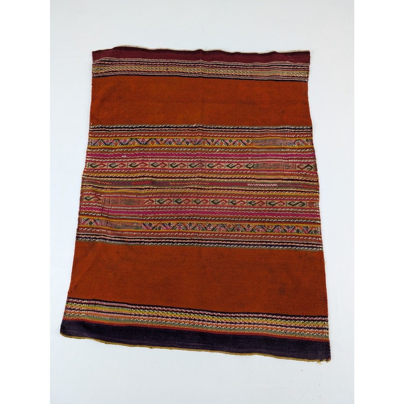 Vintage Traditional Handwoven Bolivian Aymara Textile 98x75cm