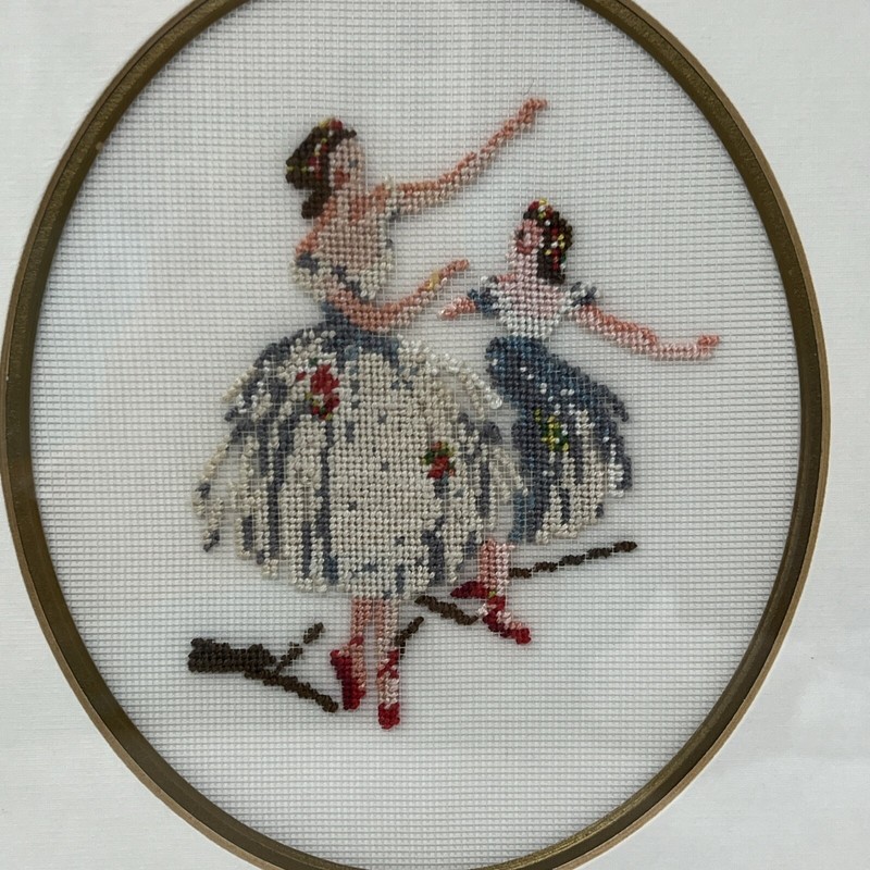 Vintage Ballerina Petit Point Picture Frames From McCall’s Pattern Needlework gallery