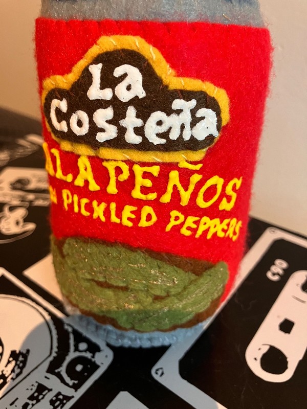 Lucy Sparrow Delicatessen on 6th in NYC Show 2019 Felt Art La Costeña Jalapeños gallery