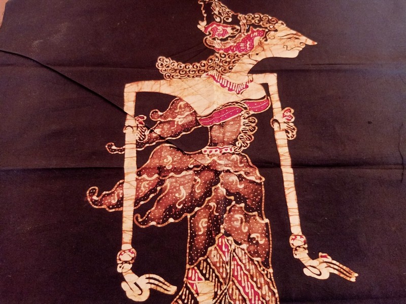 SRIKANDI FEMALE WARRIOR HAND DRAWN BATIK PAINTING HOME DECORATION WALL HANGING gallery