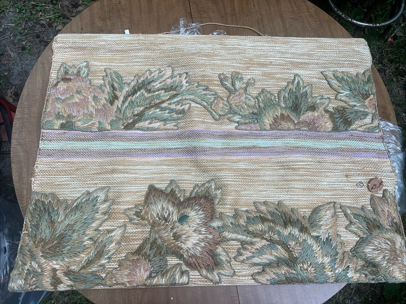 Vtg Don Freedman Wall Hanging Fiber Art Woven Tapestry Meditate 36” By 27” #506