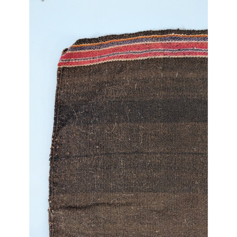 Vintage Traditional Bolivian Aguayo Handwoven Wool Textile 140x35in gallery