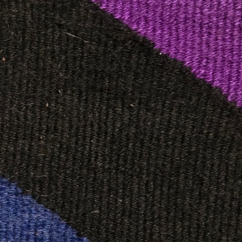 Purple Pink Black Chevron Weaving Textile Wall Hanging Decor Handwoven Geometric gallery