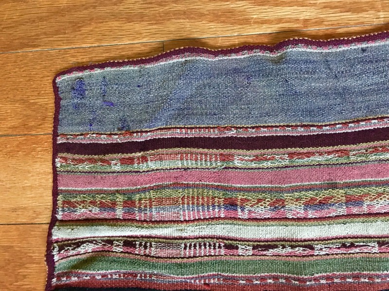 Beautiful Authentic Bolivian Indian Hand Woven Cloth With Natural Dyes gallery
