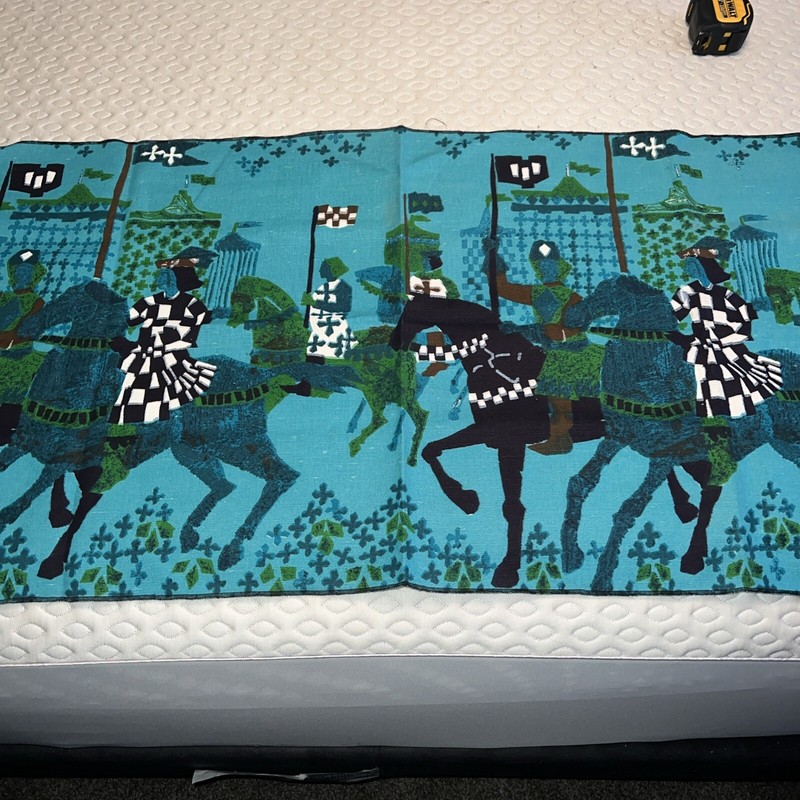 Tibor Recih – “Atournament” HIGHLY COLLECTIBLE Textile, MCM RARE COLORS