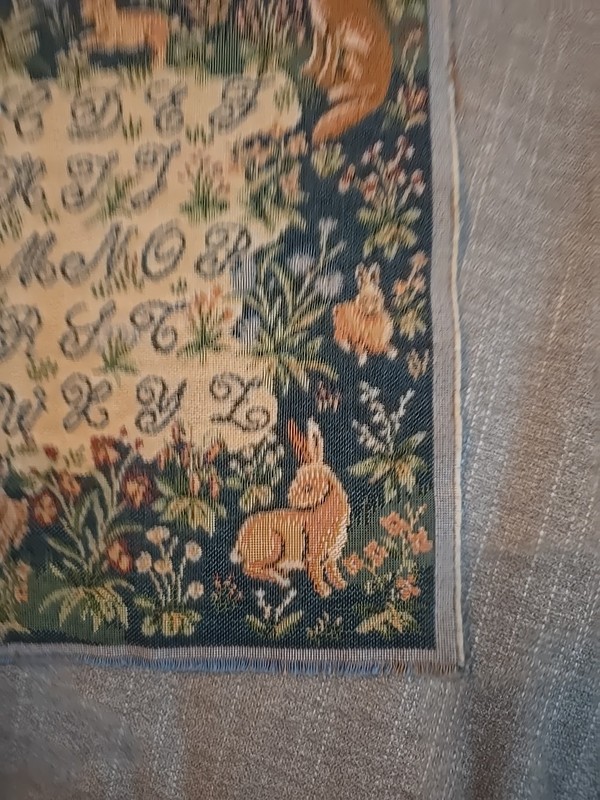 ART de LYS, ABC ANIMALS BLUE, FRENCH WOVEN TAPESTRY And Horse Riders gallery