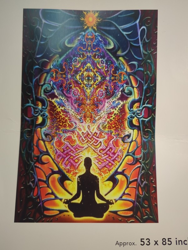 «Zest For Life» Tapestry Cloth 85″ X 53″ Art Print By Mike Dubois Hanging Loops