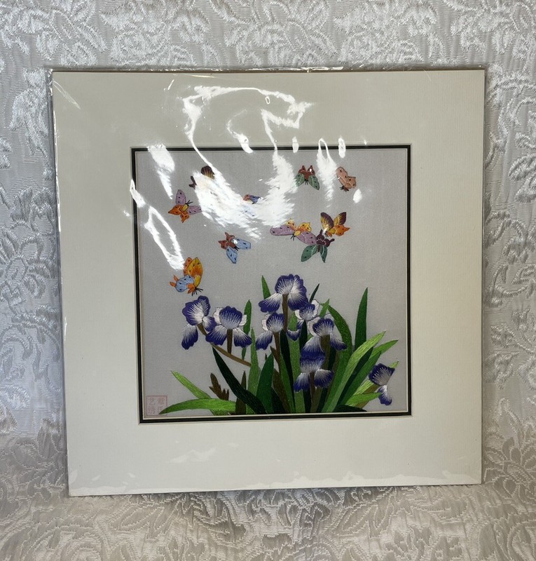 KING'S Handmade Chinese Embroidery Art ~ Double Matted gallery
