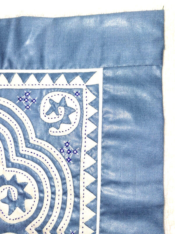 VTG Handmade Hmong Chinese Folk Art Tapestry Square Hand Stitch Reverse Applique gallery