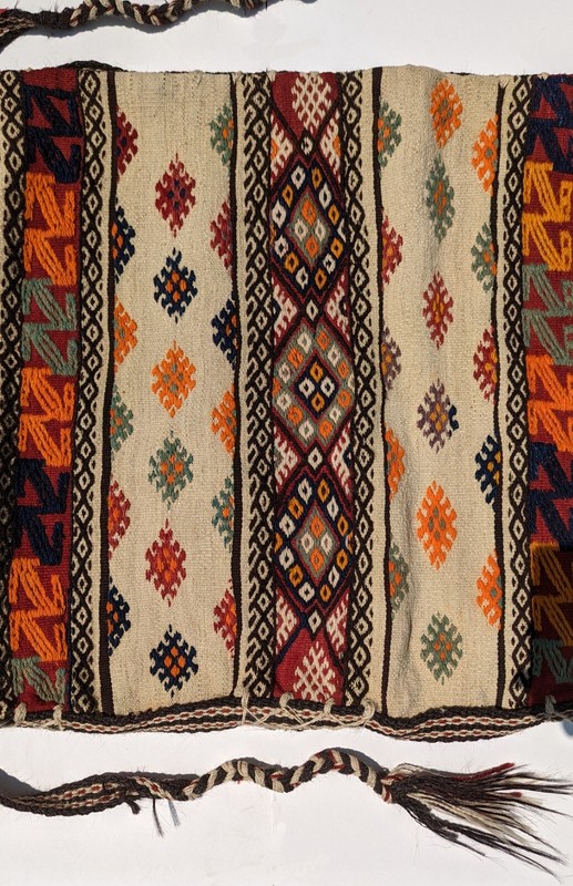Turkish Chuval Full Turkish Handwoven Wool Chuval Storage Bag gallery