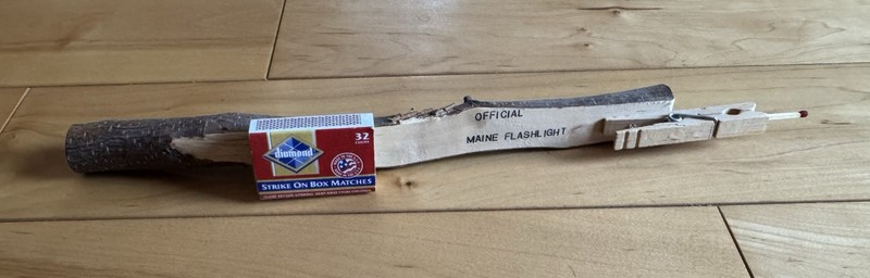 Official Maine Flashlight folk art decor funny gag gift 13″