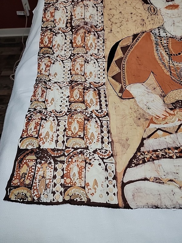 Batik Textile Art Jeweled Lady Joyce st??? stunning piece gallery