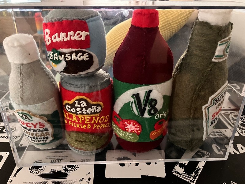 Lucy Sparrow Delicatessen on 6th in NYC Show 2019 Felt Art Heinz 57 Sweet Relish gallery