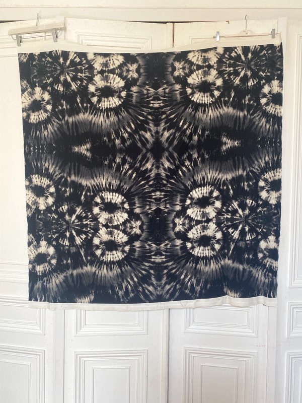 Dries Van Noten FW 2019 Tie Dye Wool Fabric