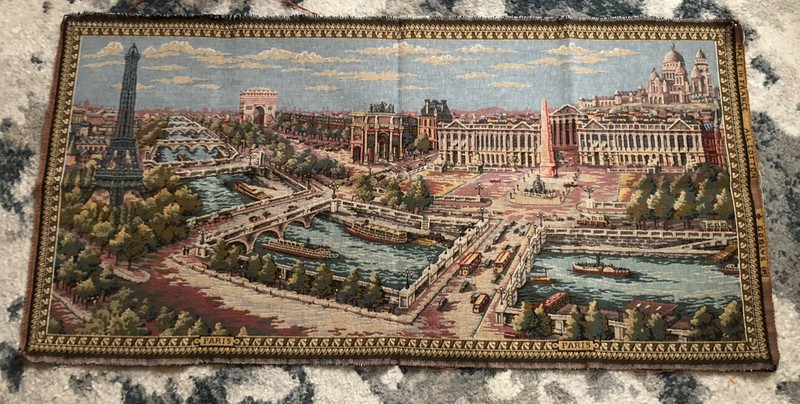 Paris Tapestry (made In France) 20×40