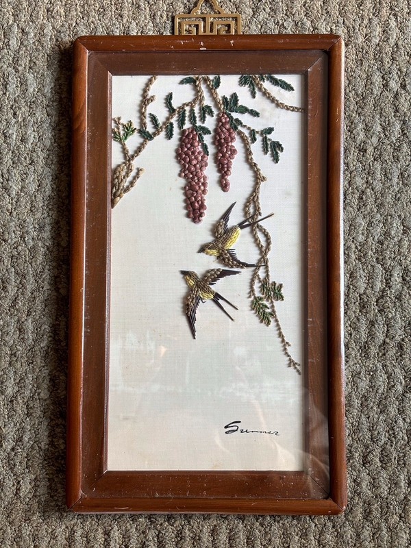 Unique Framed Oriental Wall Art.