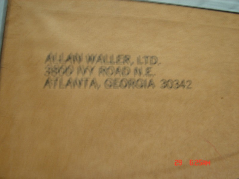 Village with Church Vintage Allan Waller Art - Atlanta GA - SEE PHOTOS gallery