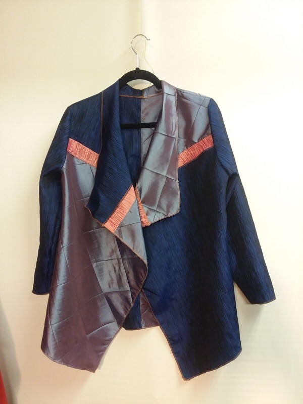 Art to wear womens jacket. Designer: fineartwearable