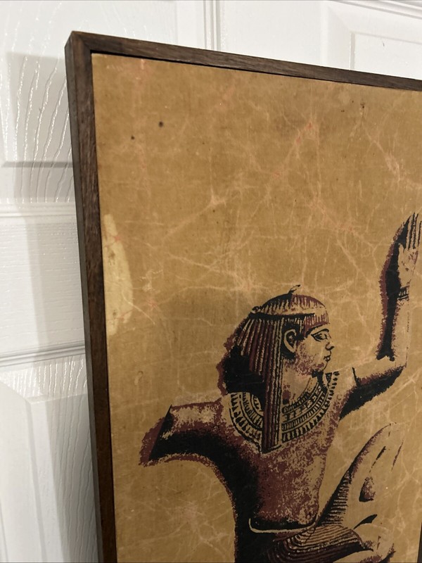 Vintage The Art of Batik Rare & Original Handmade In Taiwan Canvas On Wood 22x15 gallery