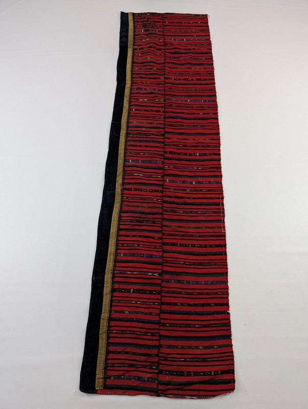 Vintage Traditinal Handwoven European Handwoven Textile Runner 214x57cm